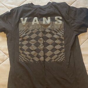 Vans Black Checkered Graphic Tee